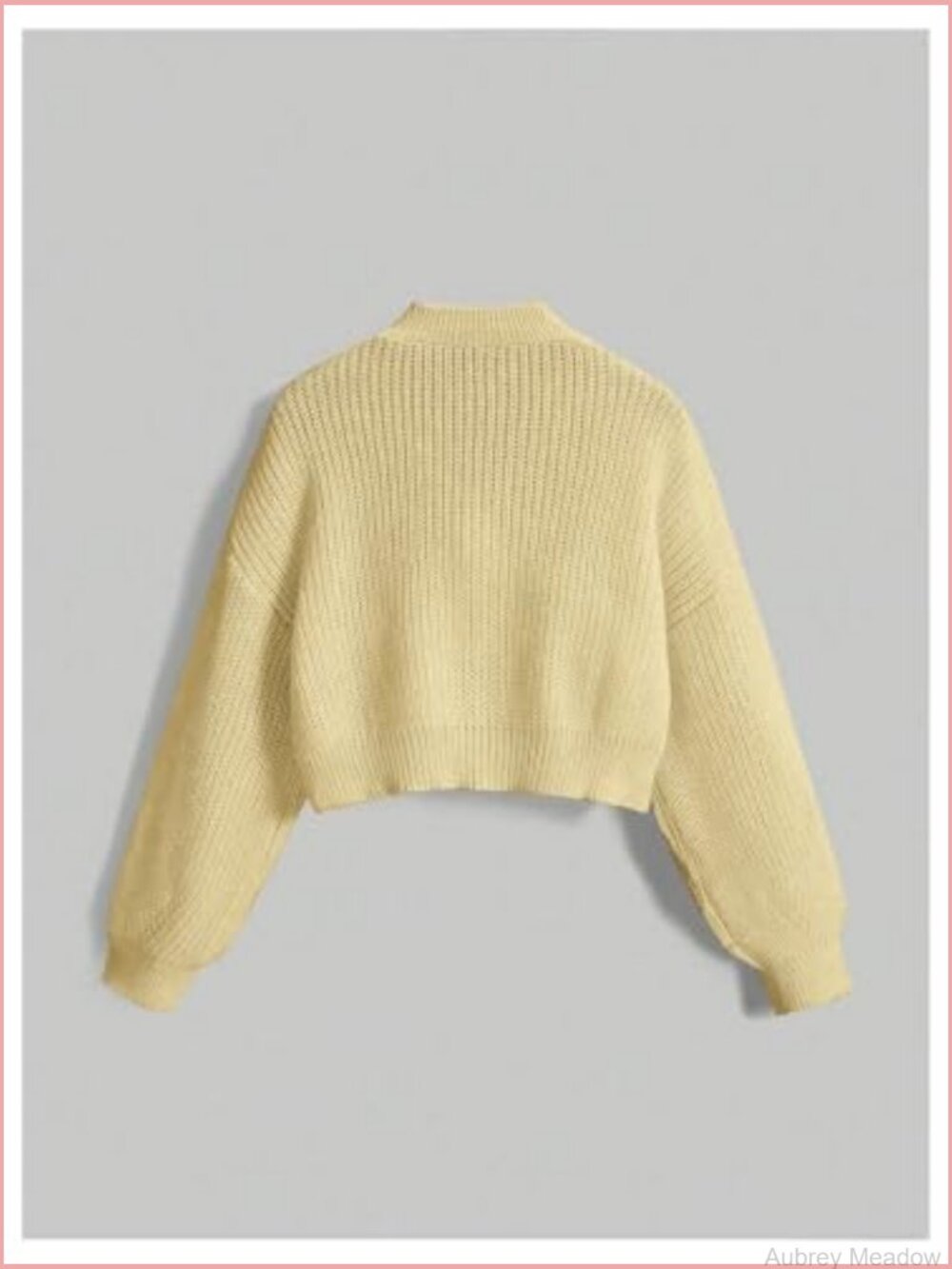 Women's V-Neck Bow Cardigan Sweater Button Down Long Sleeve Knit - Picture 2 of 5